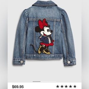 Gap mini mouse denim jacket 4t. Great condition.